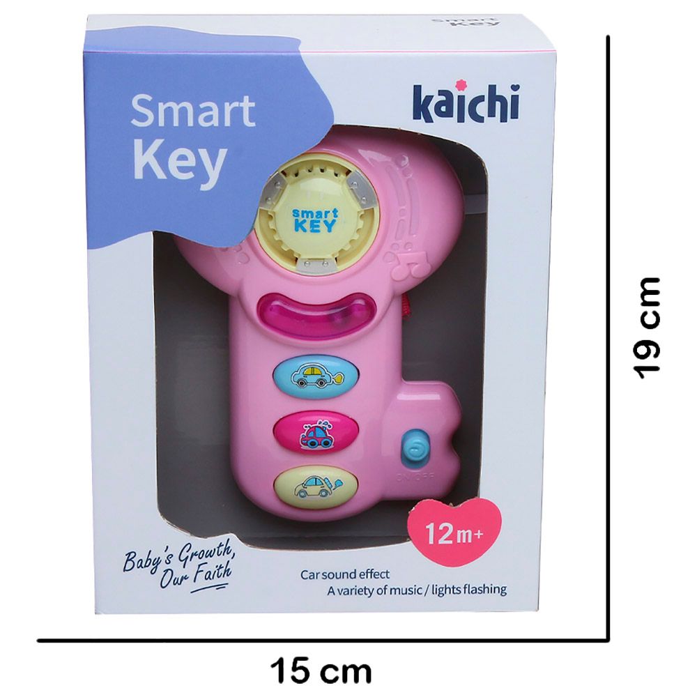 Kaichi - Musical Smart Key Baby Educational Toy - Pink