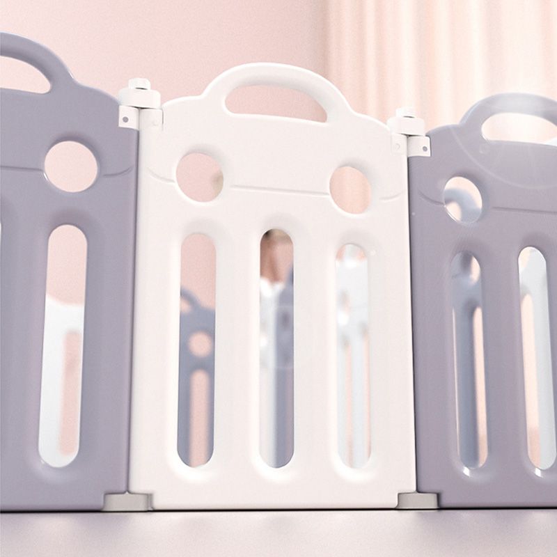 Little Angel-Baby Playpen W/Basketball Hoop And Fence-Grey