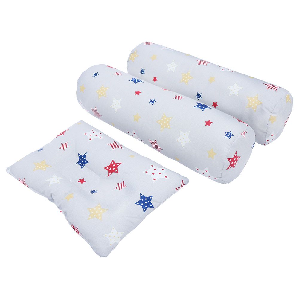 Little Angel - Baby Bed W/ 2 Comfy Bolster & Pillow - Star