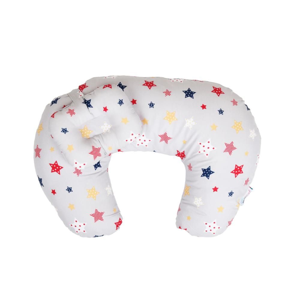 Little Angel - Baby Nursing Pillow - Grey Star