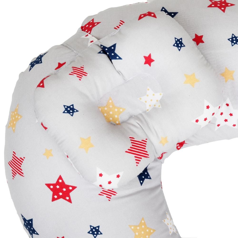 Little Angel - Baby Nursing Pillow - Grey Star