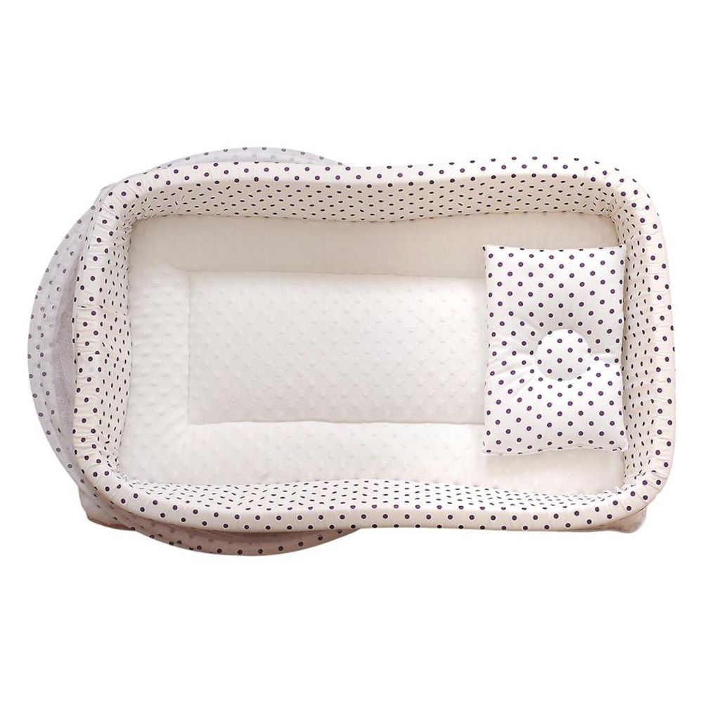 Little Angel - Baby Bed with Comfy Paddings - Multicolor