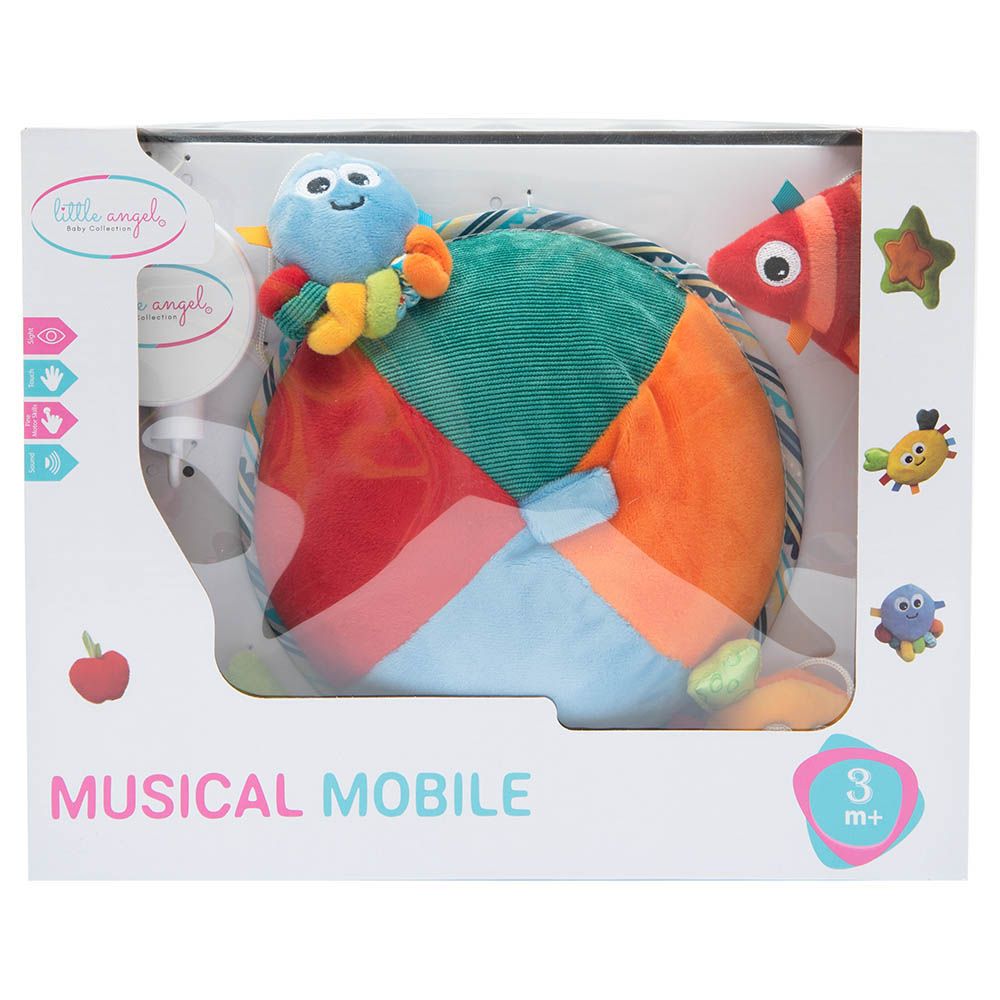 Little Angel - Baby Soft Toy Marine Musical Crib Mobile