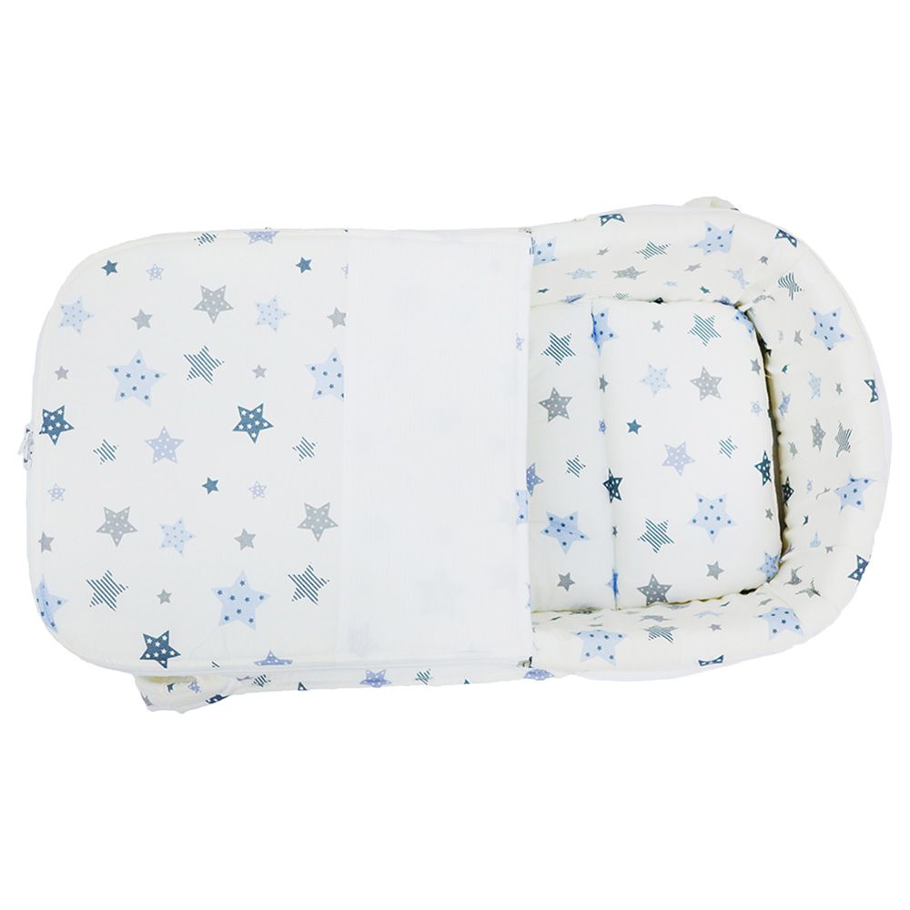 Little Angel - Carry Bassinet w/ Diaper Bag - White