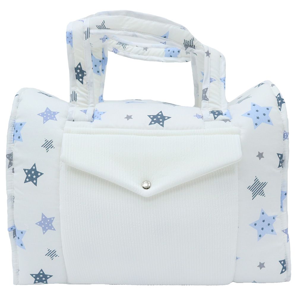 Little Angel - Carry Bassinet w/ Diaper Bag - White