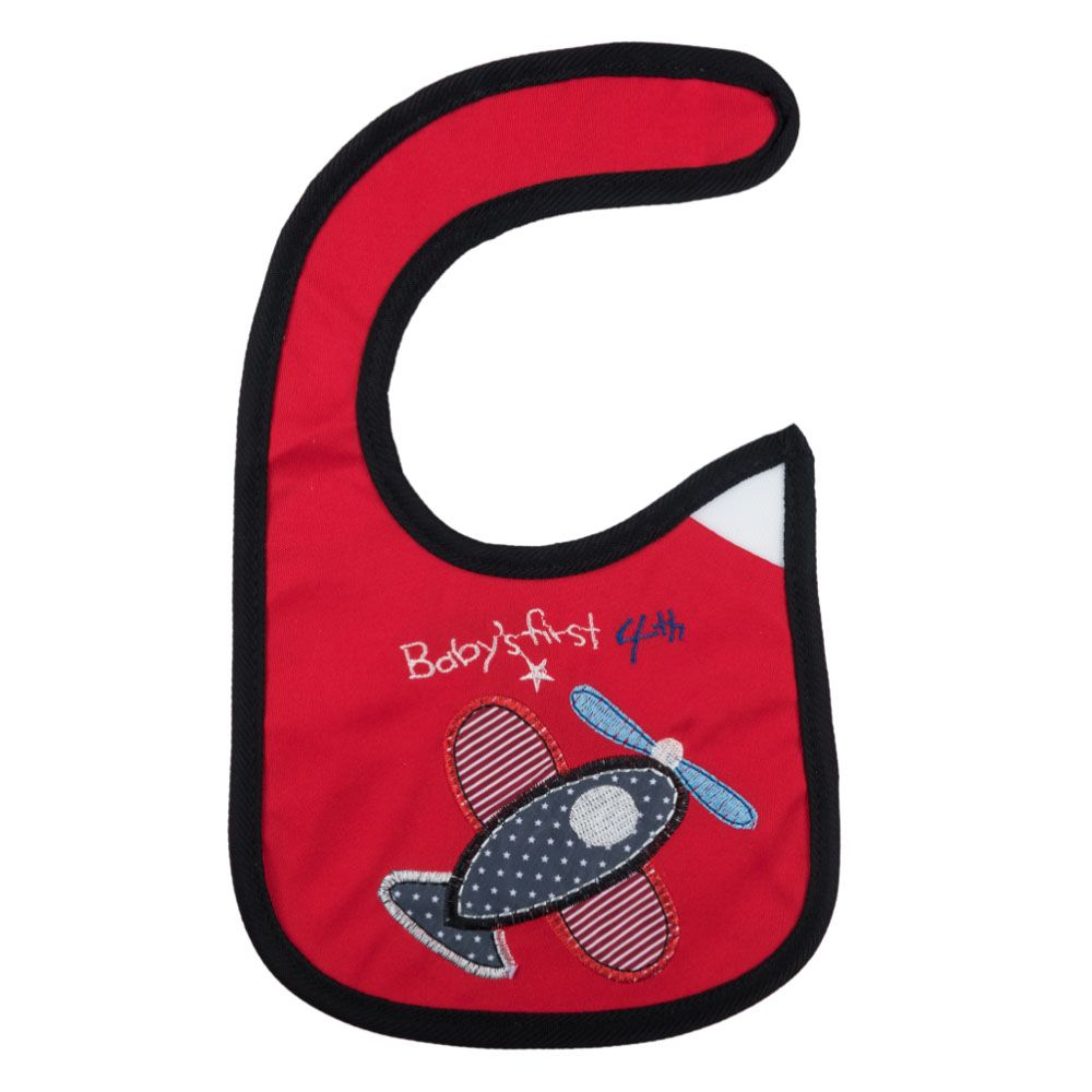 Little Angel - Baby Cotton Bib Waterproof For Boys Pack Of 2