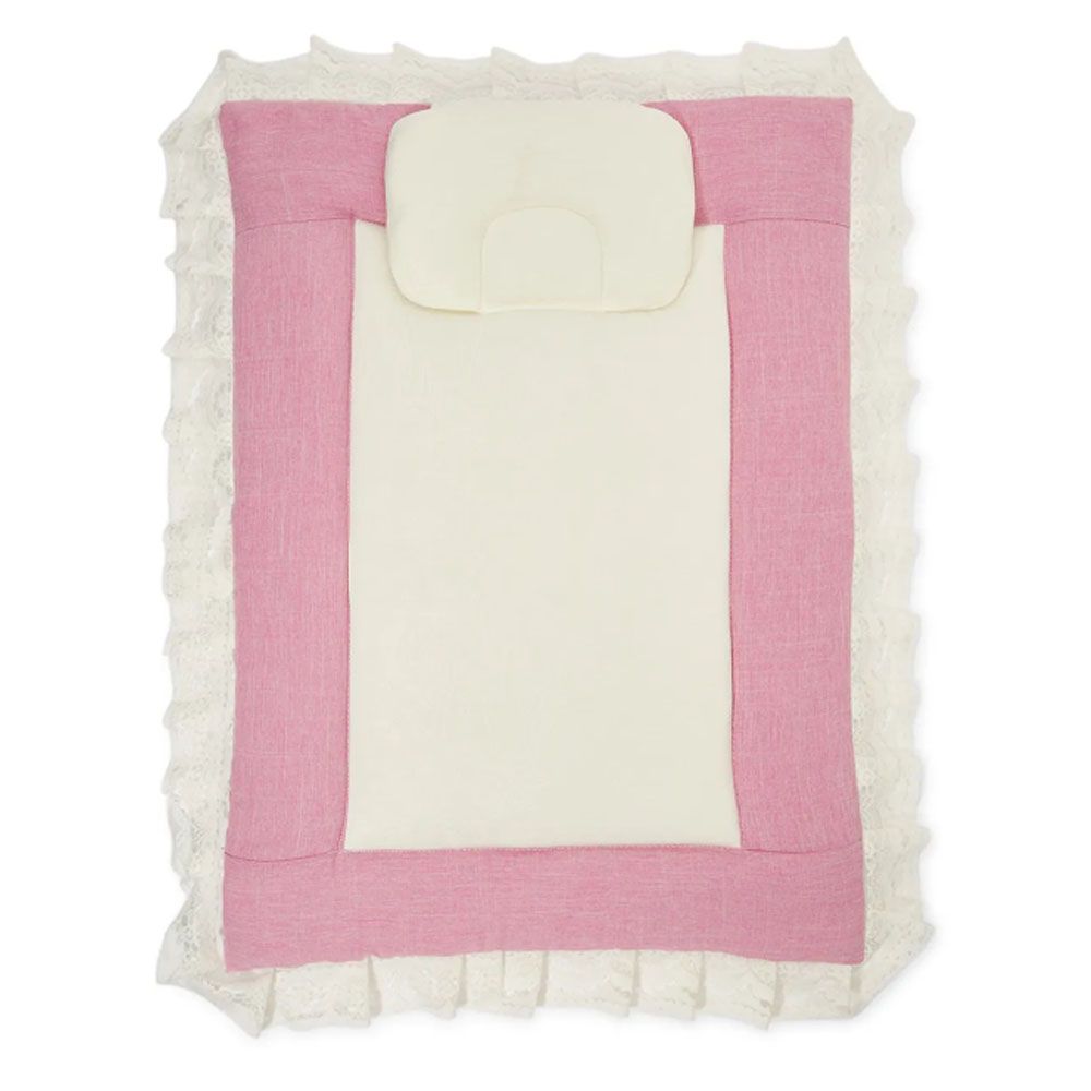 Little Angel - Baby Mattress W/Pillow - Pink