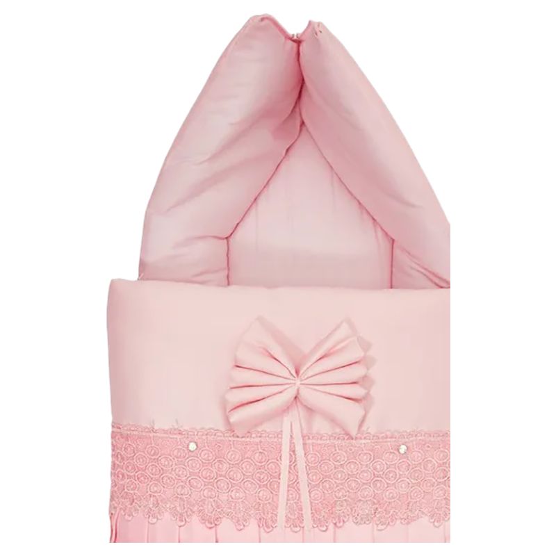 Little Angel - Baby Sleeping Bag Cotton Carry Nest Pod - Pink