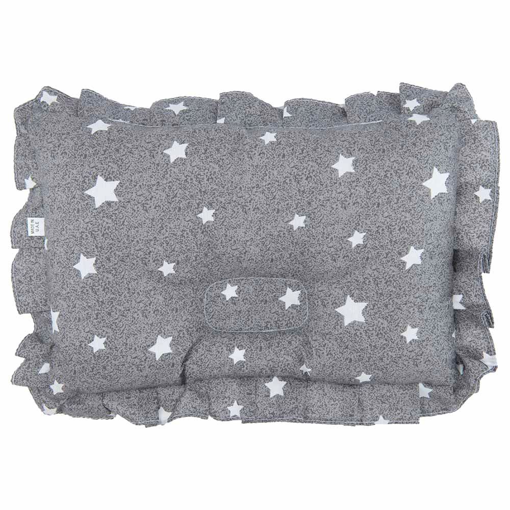 Night Angel - Baby Pillow - Grey