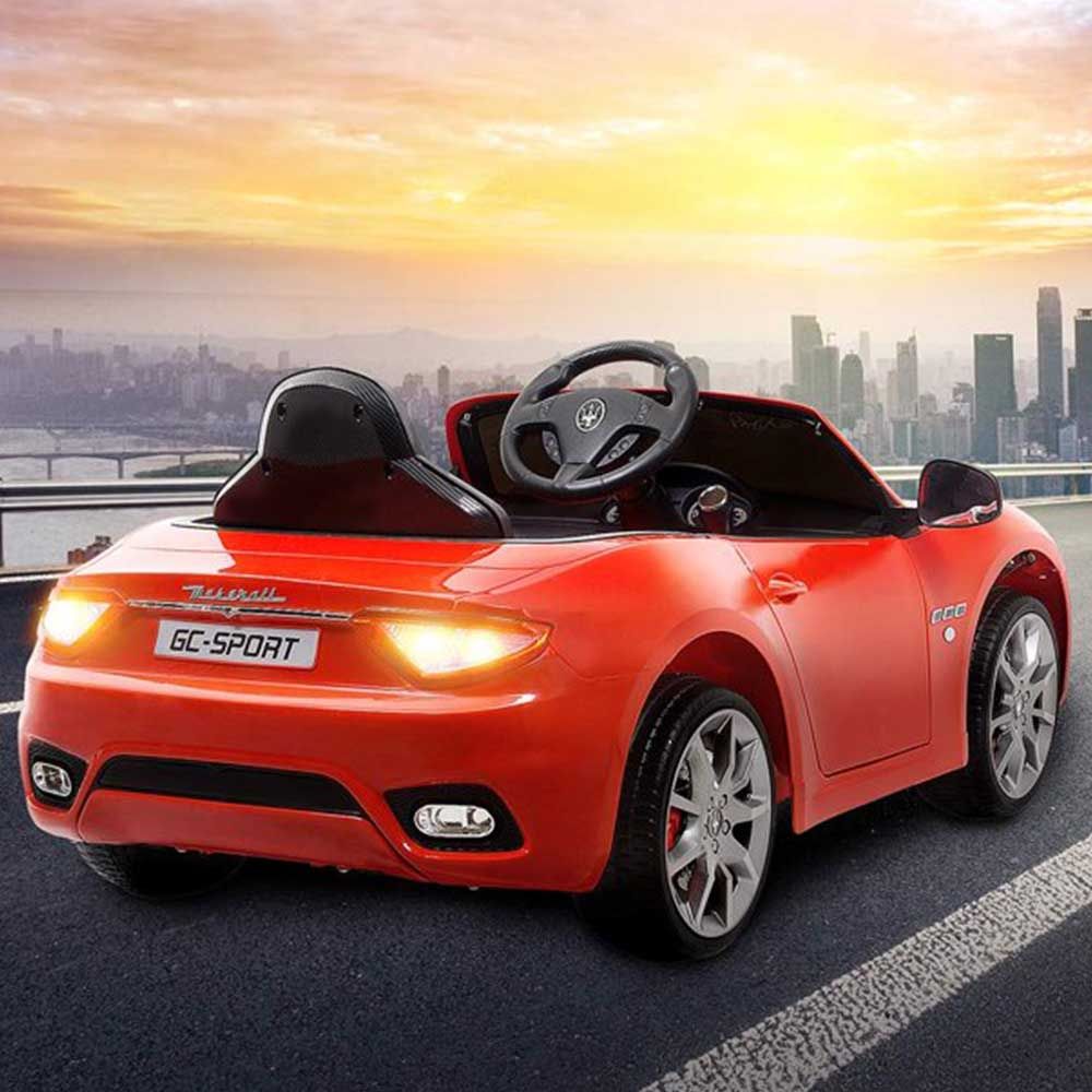 Maserati - GranCabrio Licensed Electric Ride-On Car - Red