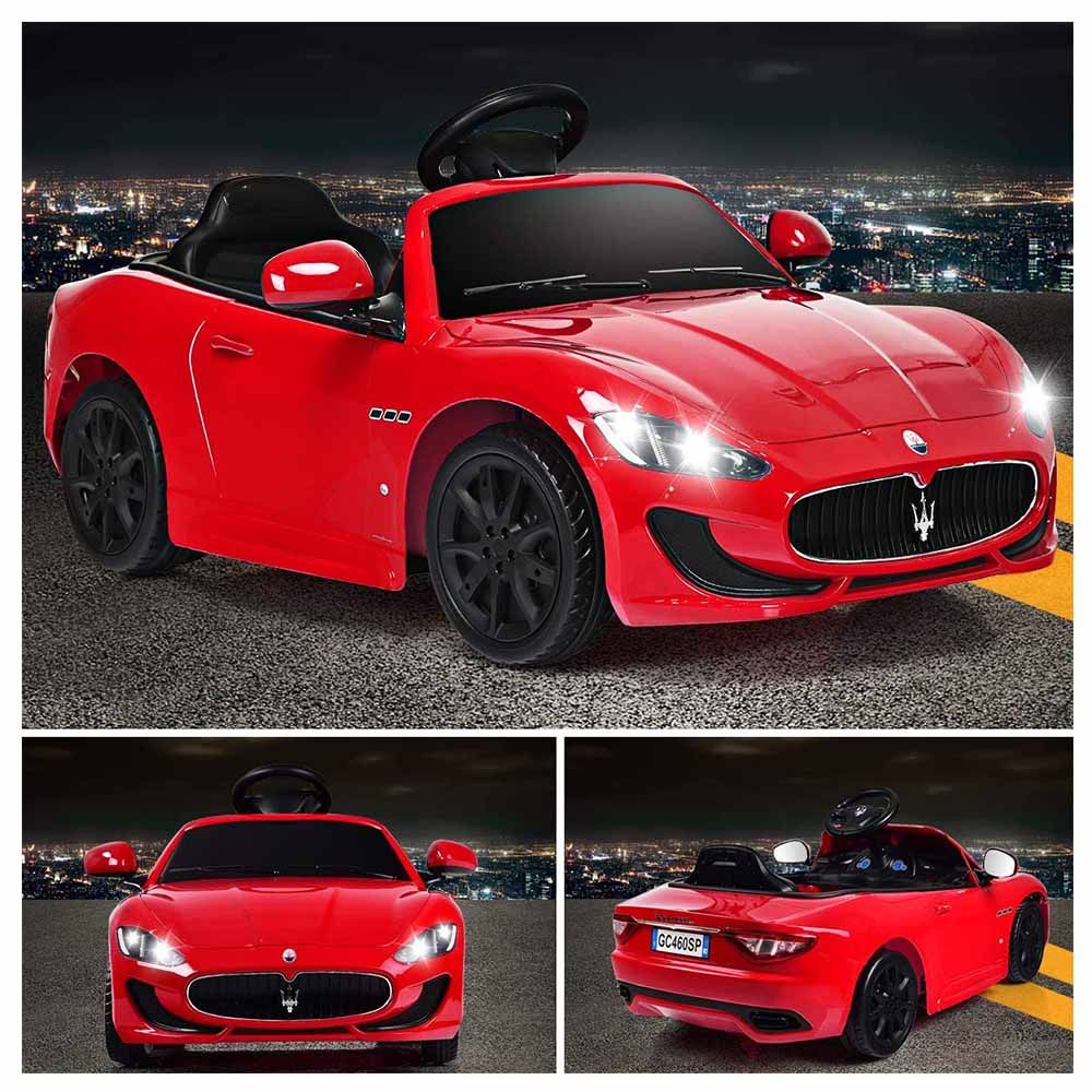 Maserati - GranCabrio Licensed Electric Ride-On Car - Red