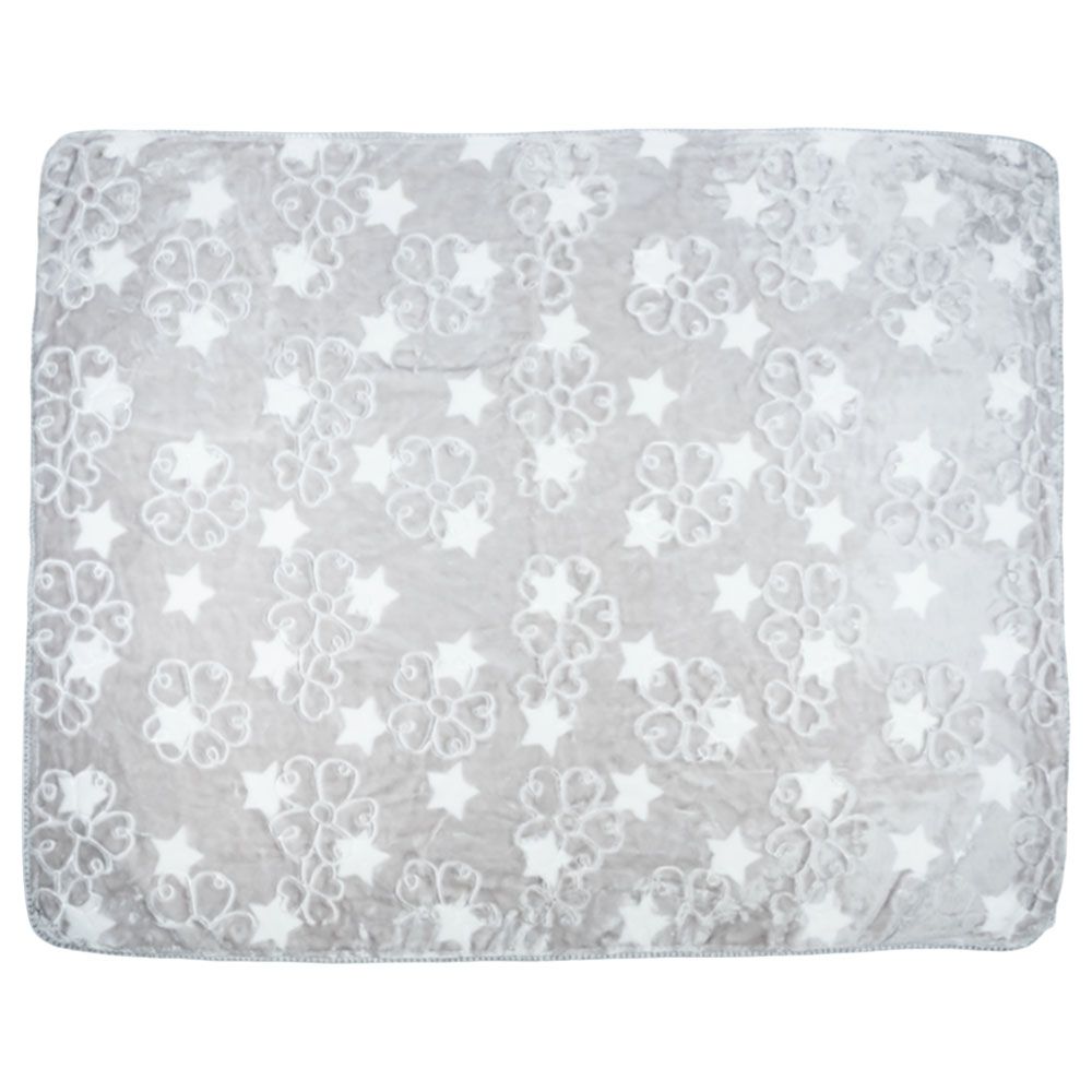 Little Angel - Ultra Silky Soft Blanket - Grey