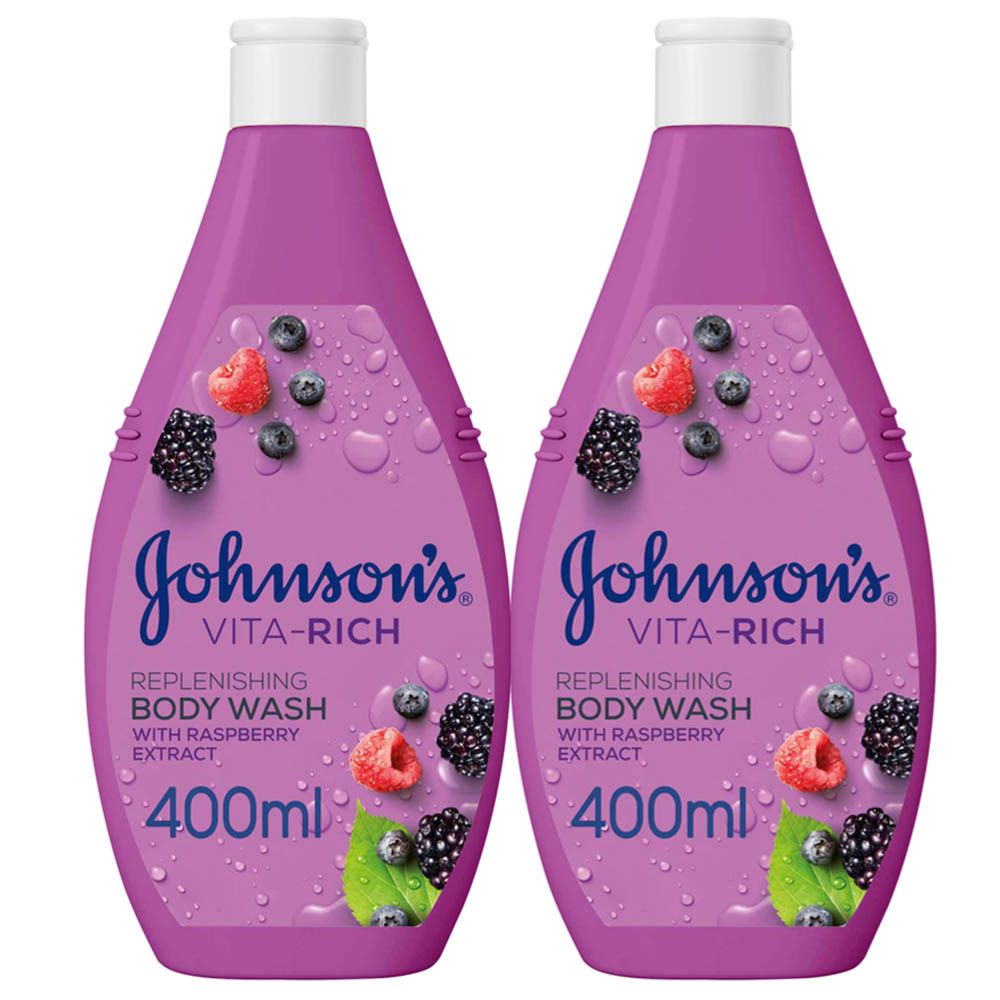 Johnson & Johnson - Vita Rich Replenishing Body Wash 2x400ml