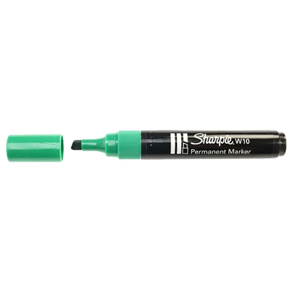 Sharpie W10 Permanent Marker Chisel Tip Green