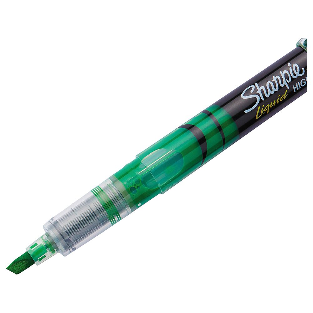 Sharpie Liquid Accent Highlighter Chisel Tip Green