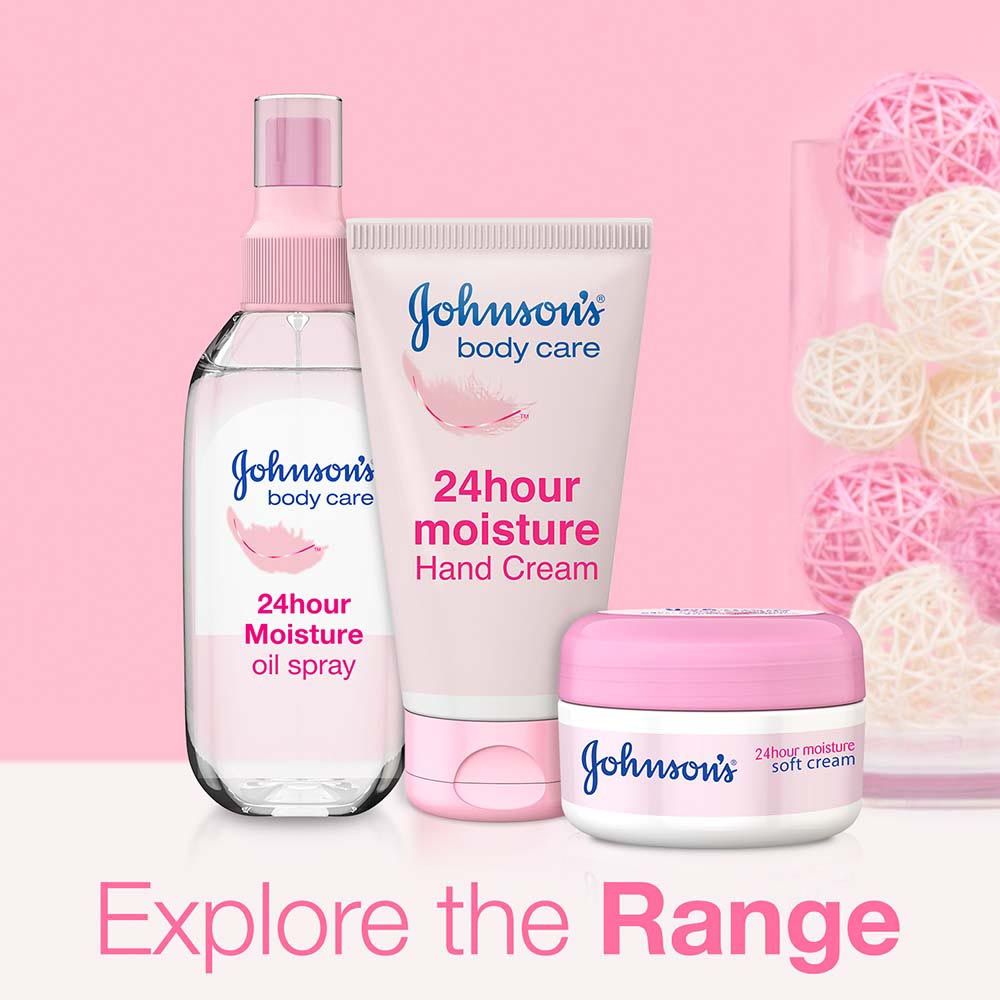 Johnson & Johnson - 24 Hour Moisture Soft Body Cream 200ml Pack of 3