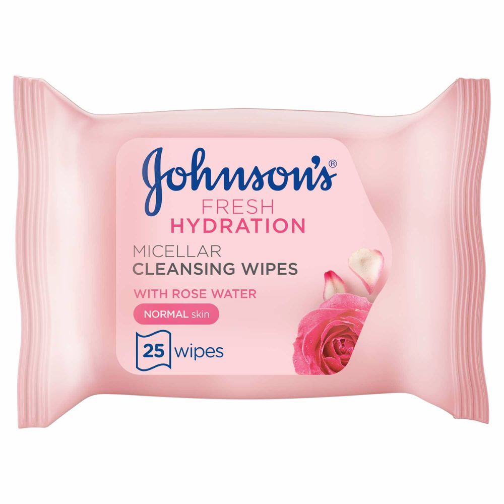 Johnson & Johnson - Fresh Hydration Micellar Cleansing Wipes - 25pcs