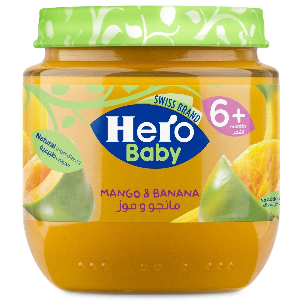 Hero Baby - Mango & Banana  Jar