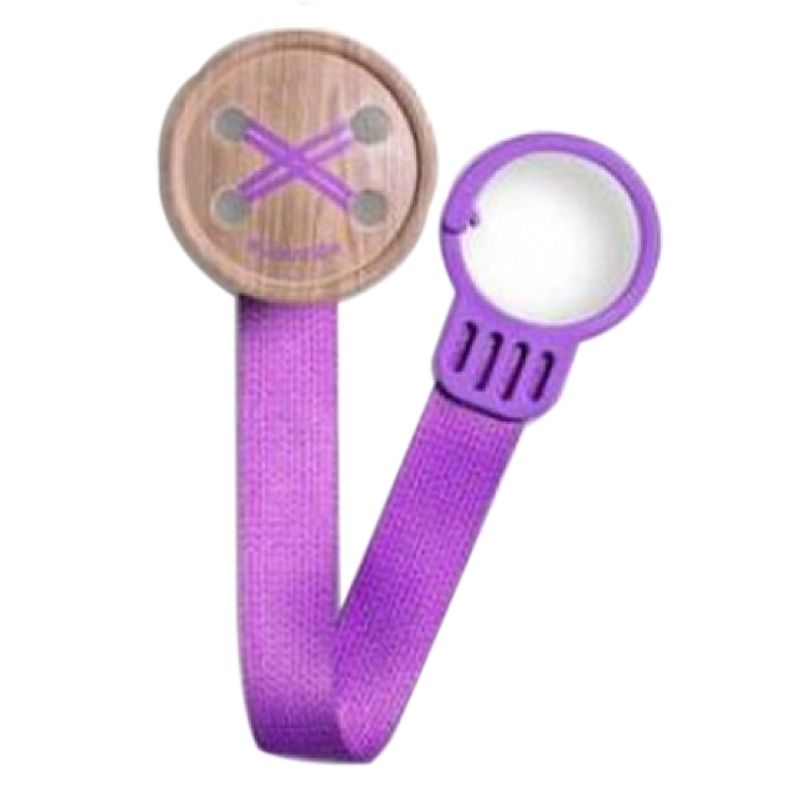 Suavinex - Button Soother Clip with Ribbon 1pc