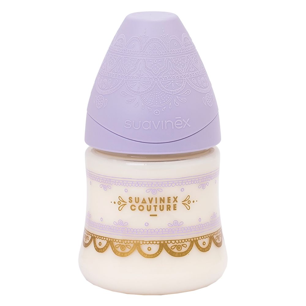 Suavinex - Premium Silicone Feeding Bottle 150ml - Lilac