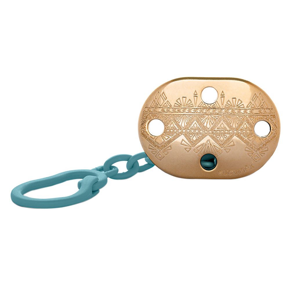 Suavinex - Premium Soother Chain L1 - Light Blue