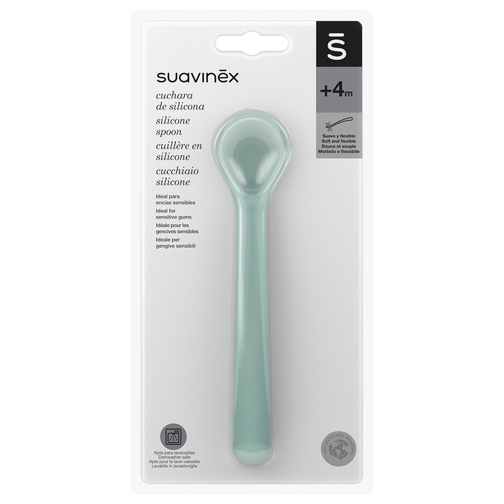 Suavinex - Hygge Silicone Spoon - Green 