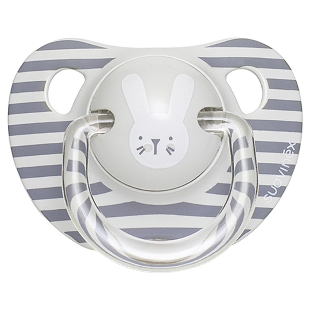 Suavinex Evolution Anatomical Soother Rabbit - Grey