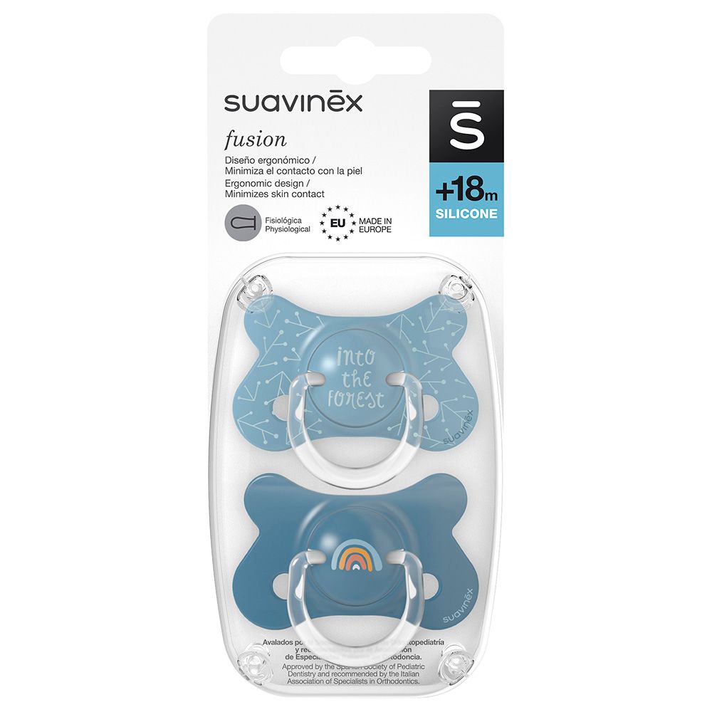 Suavinex - Forest Fusion Soother - 18M - 2pcs - Grey