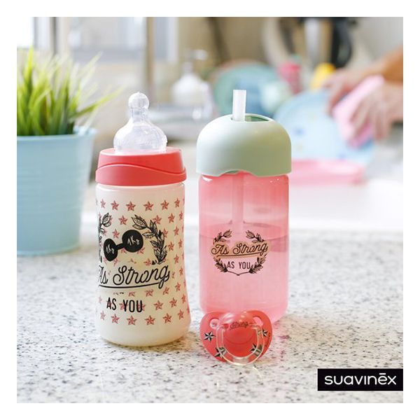 Suavinex - Strong As You L3 Bottles Set - Pink