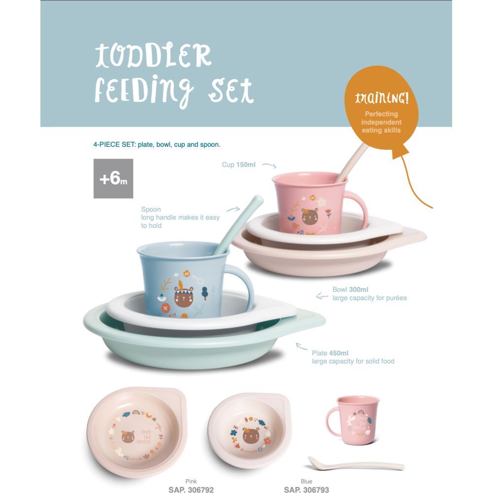 Suavinex - Toddler Feeding Set Forest - Girl