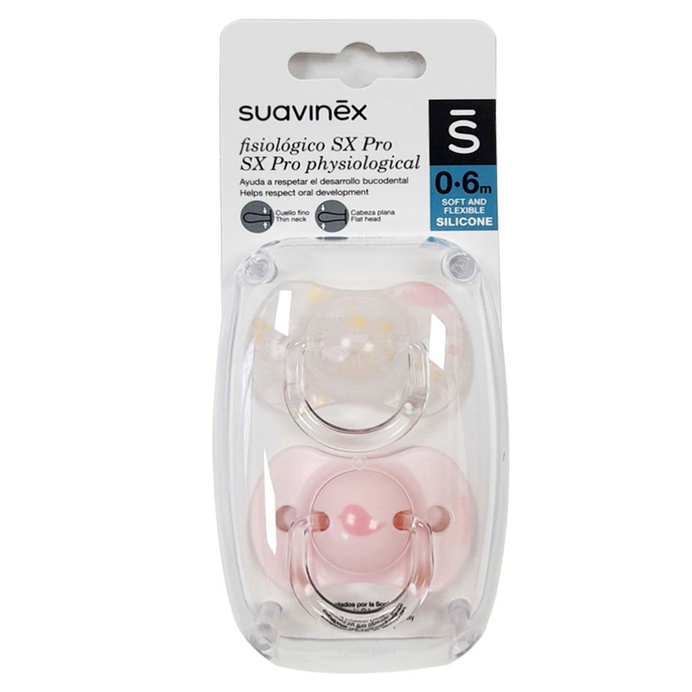 Suavinex - Memories Physiological Soother - 0-6M - 2pcs - Pink