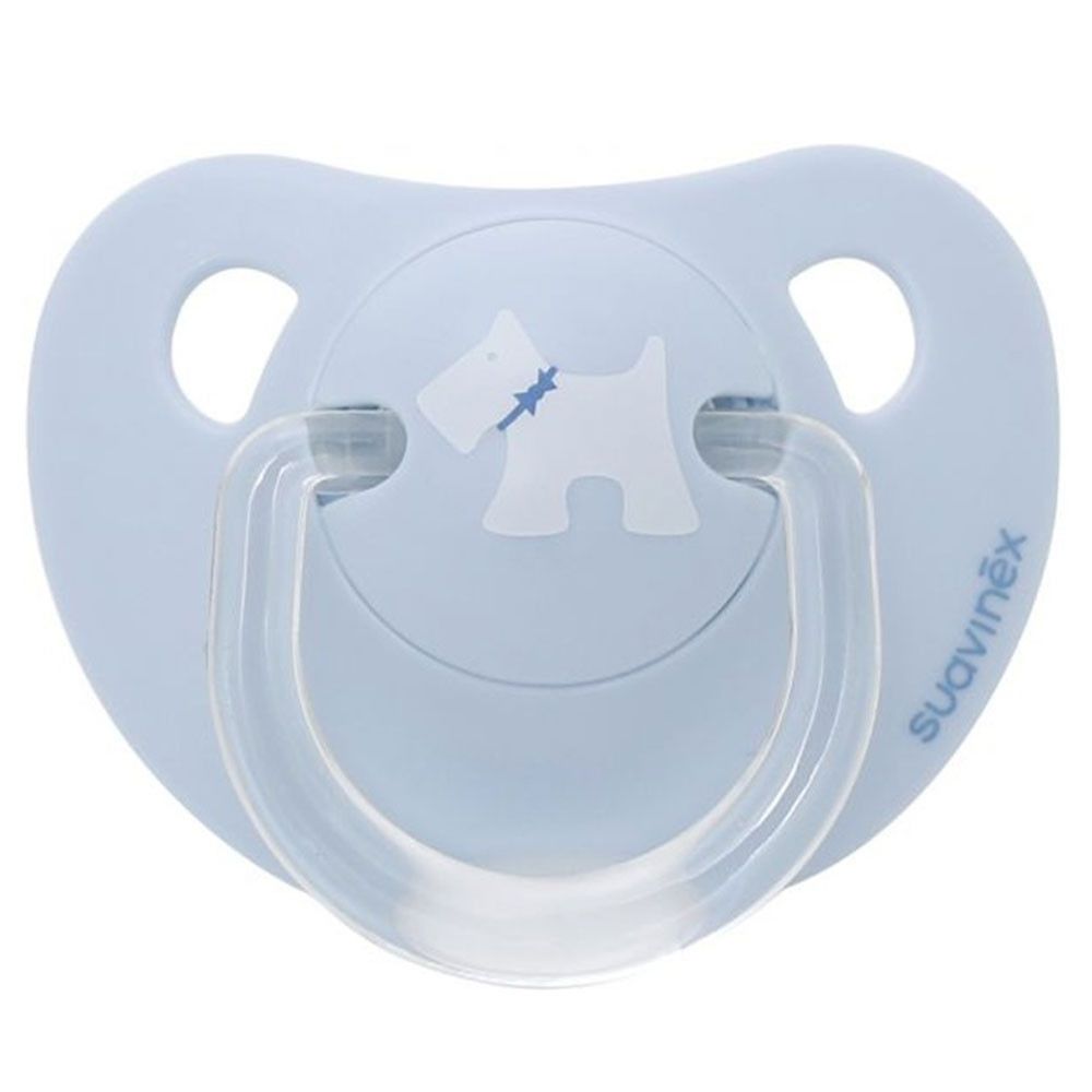 Suavinex - Evolution Soother PP Anatomical Silicone Teat 0-6m - Scottish Blue