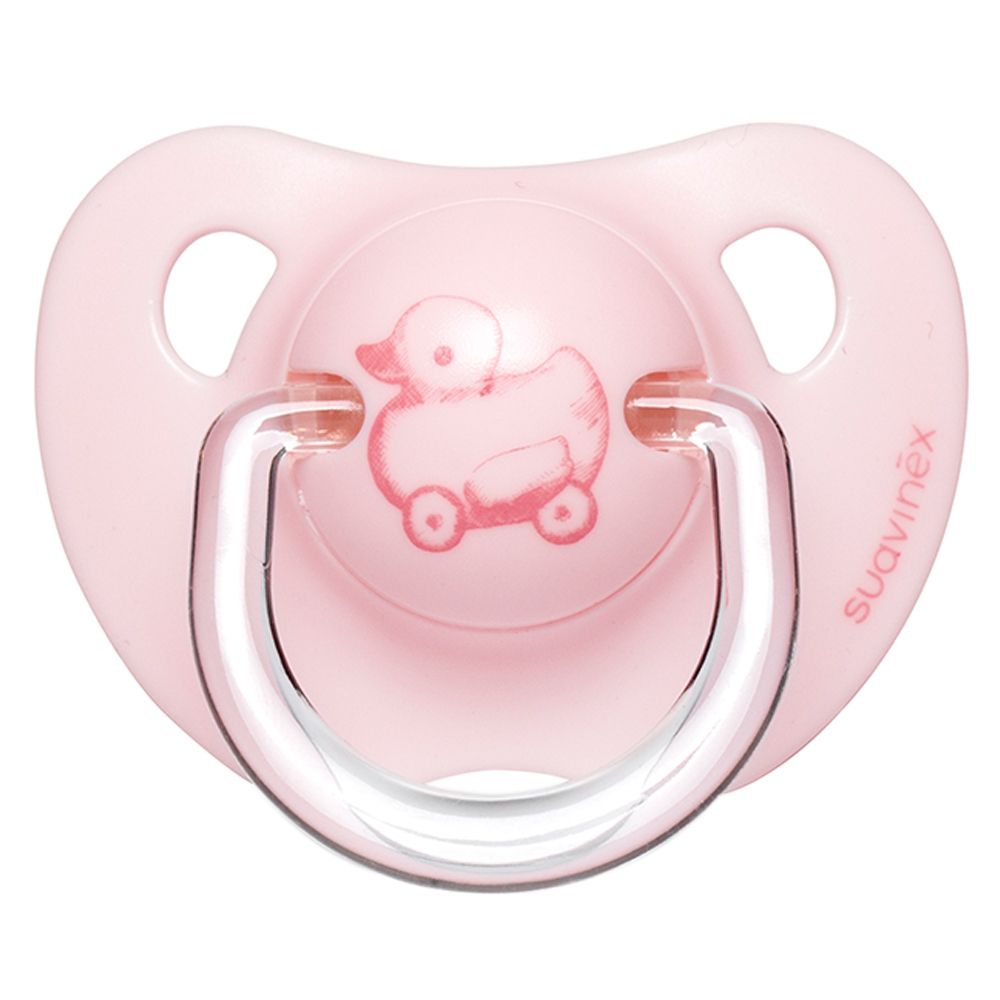 Suavinex - Evolution Anatomic Pacifier 2U 6M+ - Pink & Red