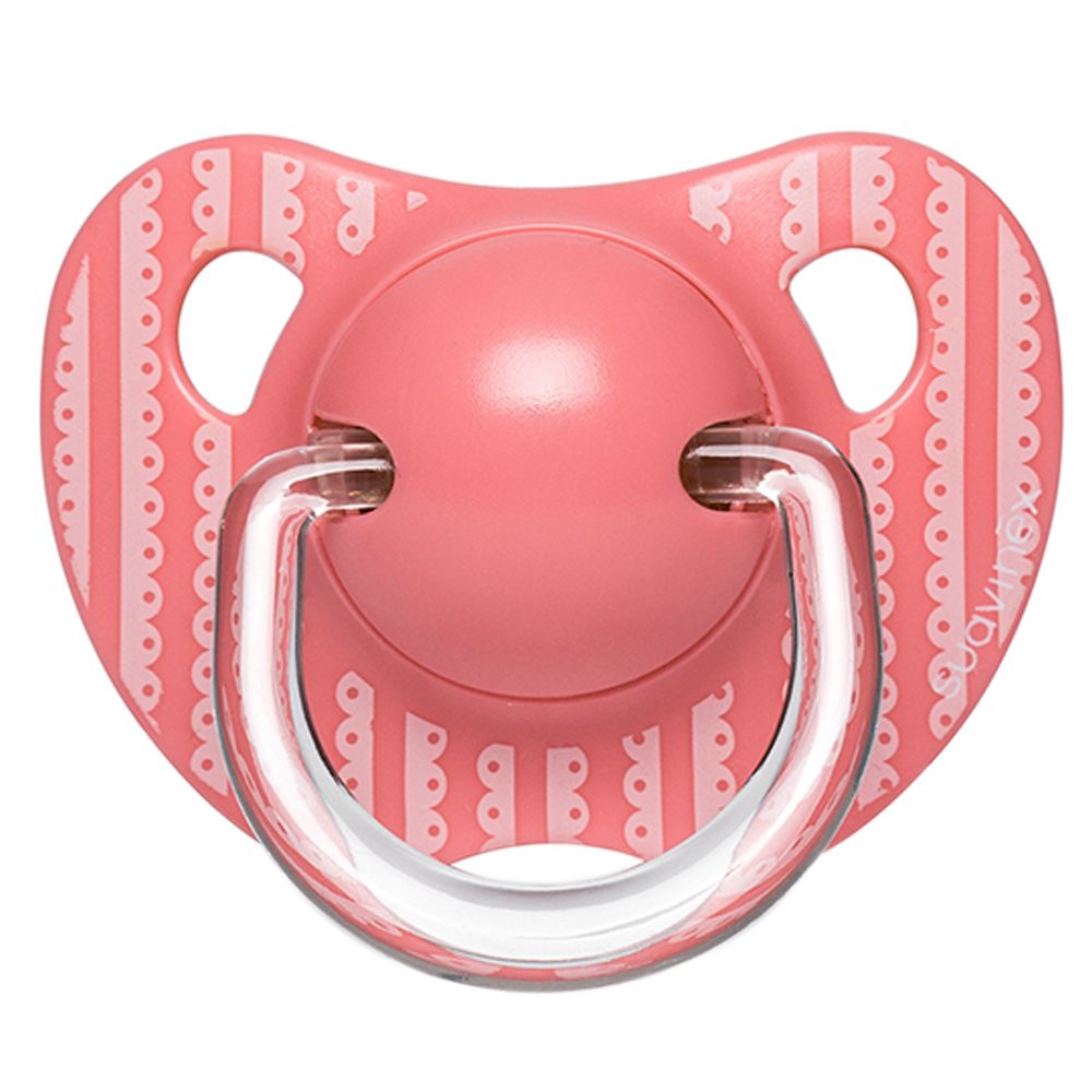 Suavinex - Evolution Anatomic Pacifier 2U 6M+ - Pink & Red