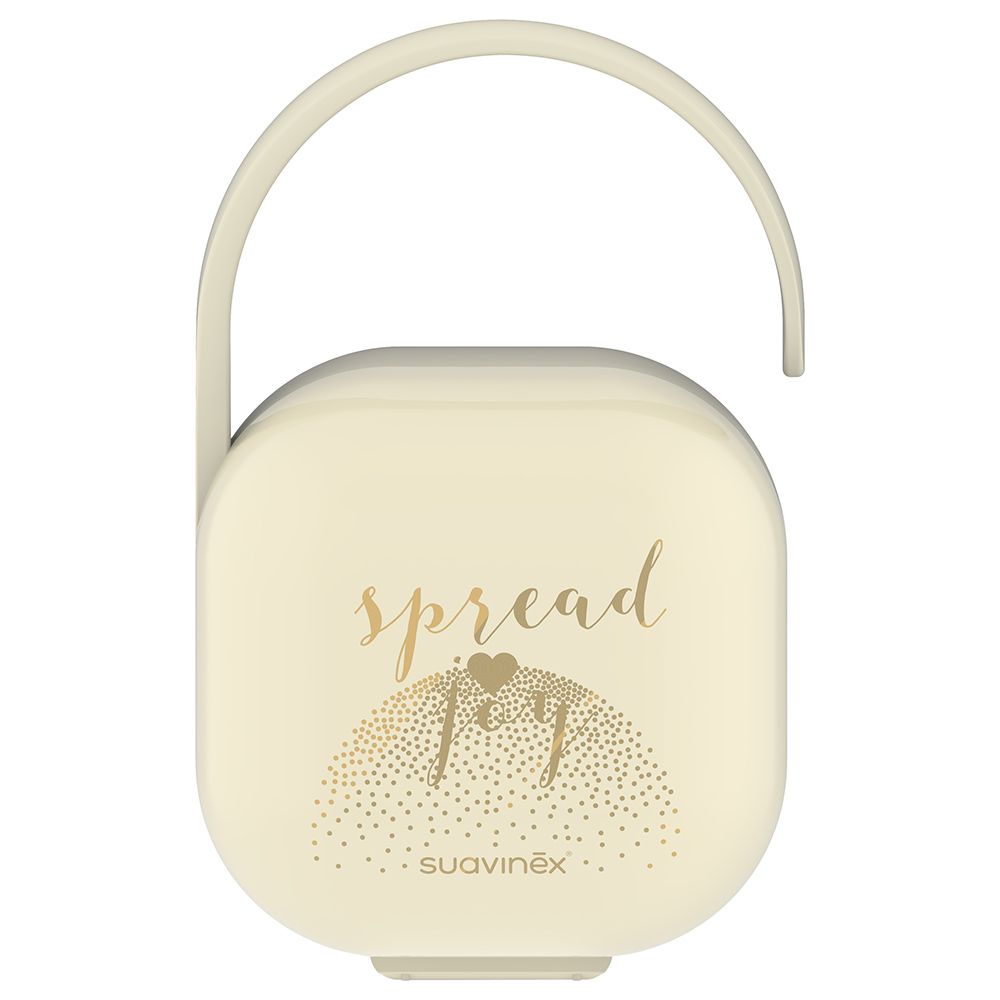 Suavinex - Joy Soother Holder - Heart - Beige