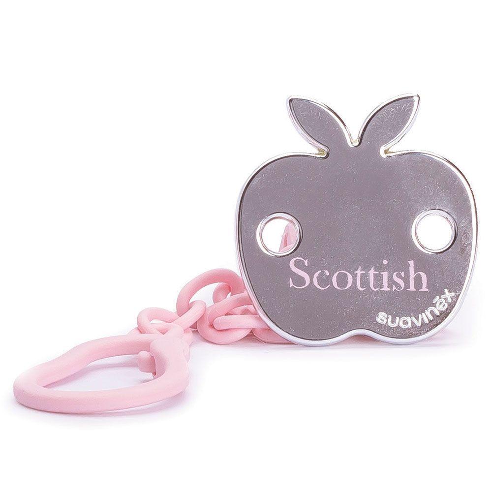 Suavinex - Jewel Soother Clip Scottish Apple 1pc