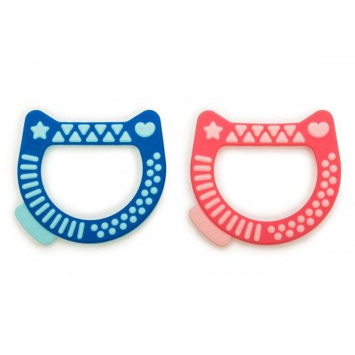 Suavinex - Babyart Teether Ring Kitten 1pc