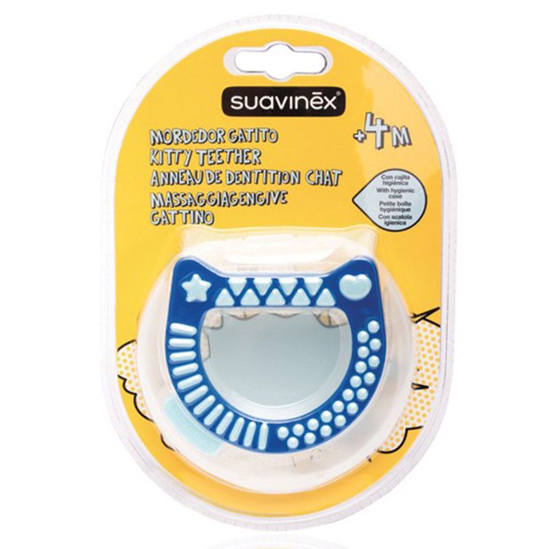 Suavinex - Babyart Teether Ring Kitten 1pc