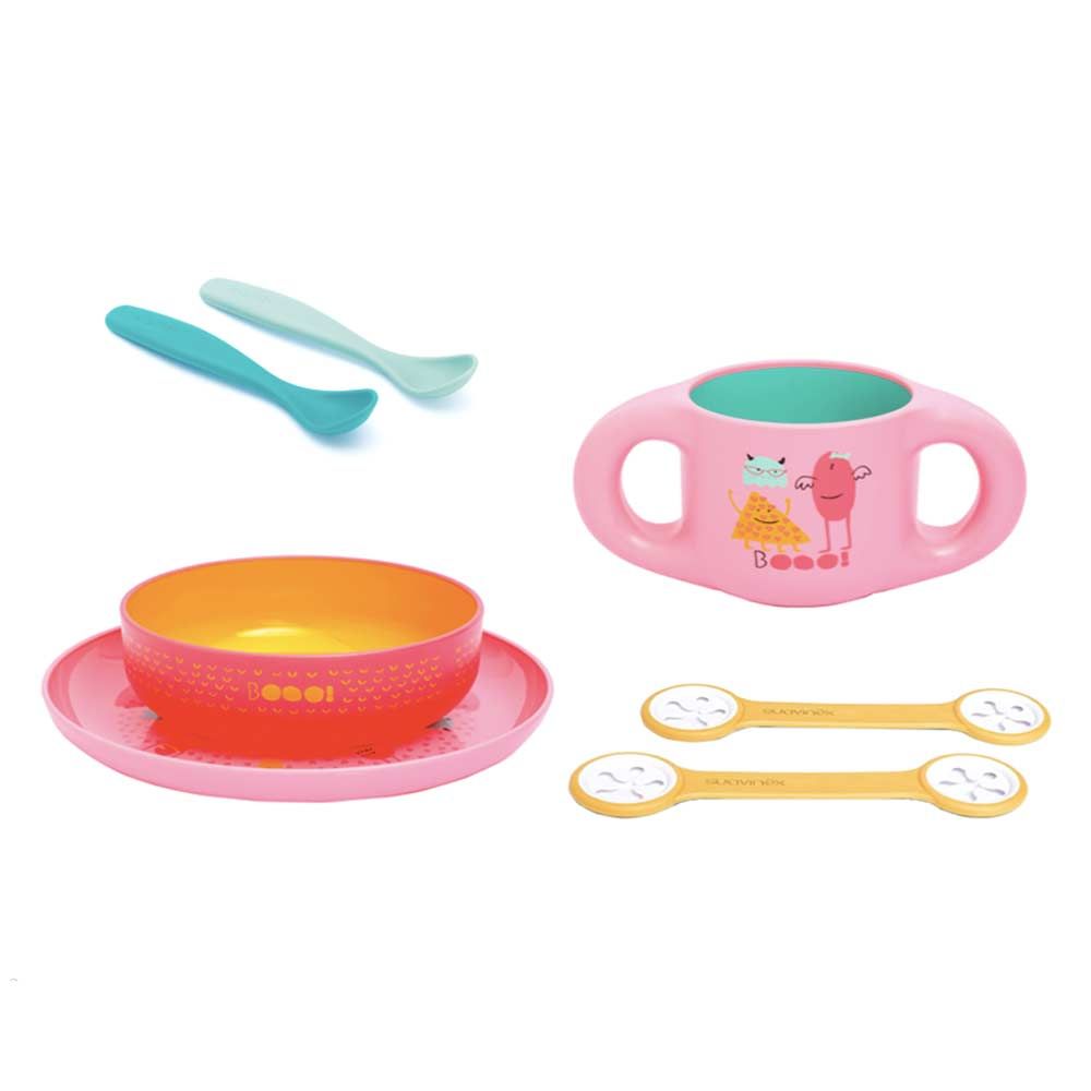 Suavinex - Sale Bundle Feeding Set Pink Boo