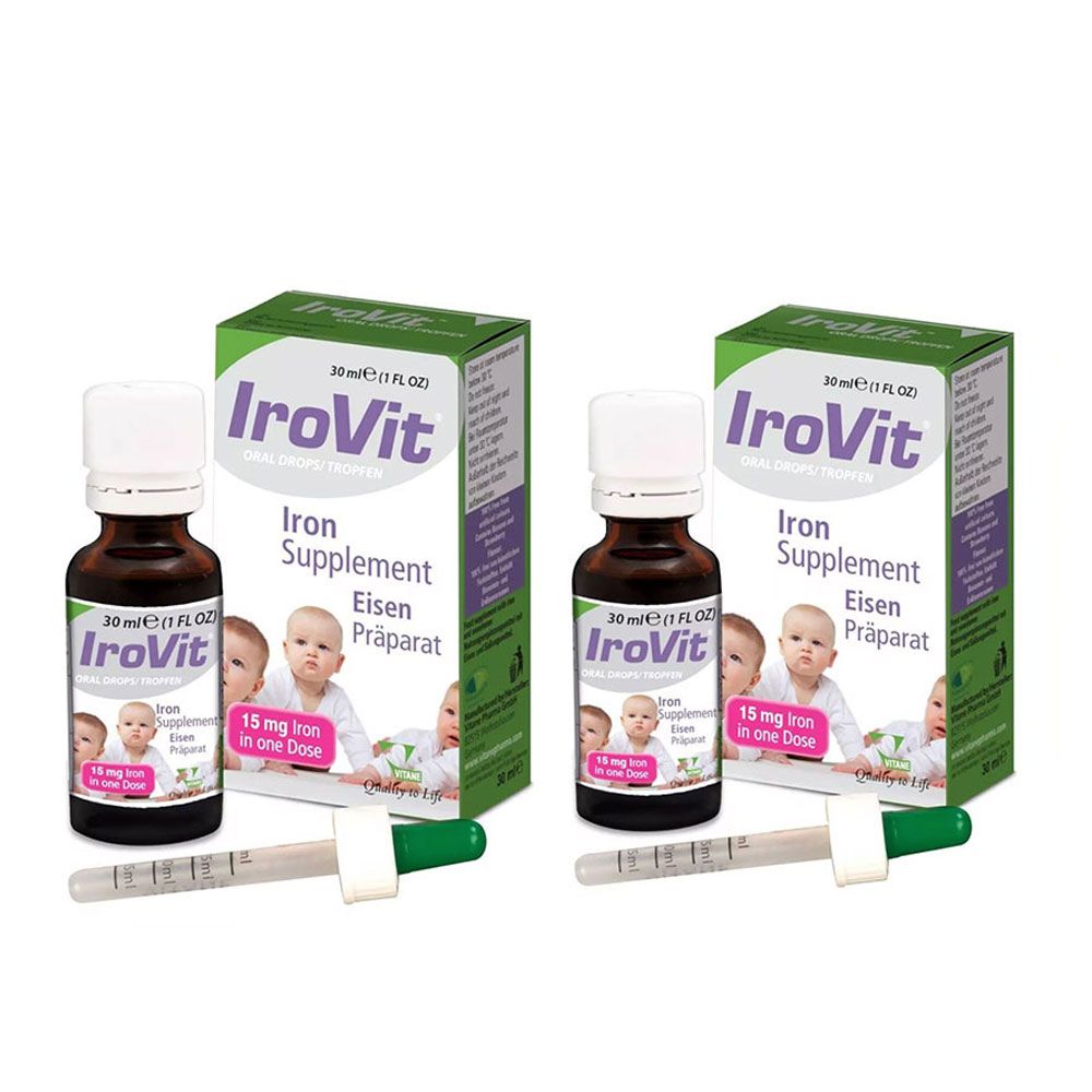 Vitane - Irovit Drops 30 ml - BUY1GET1