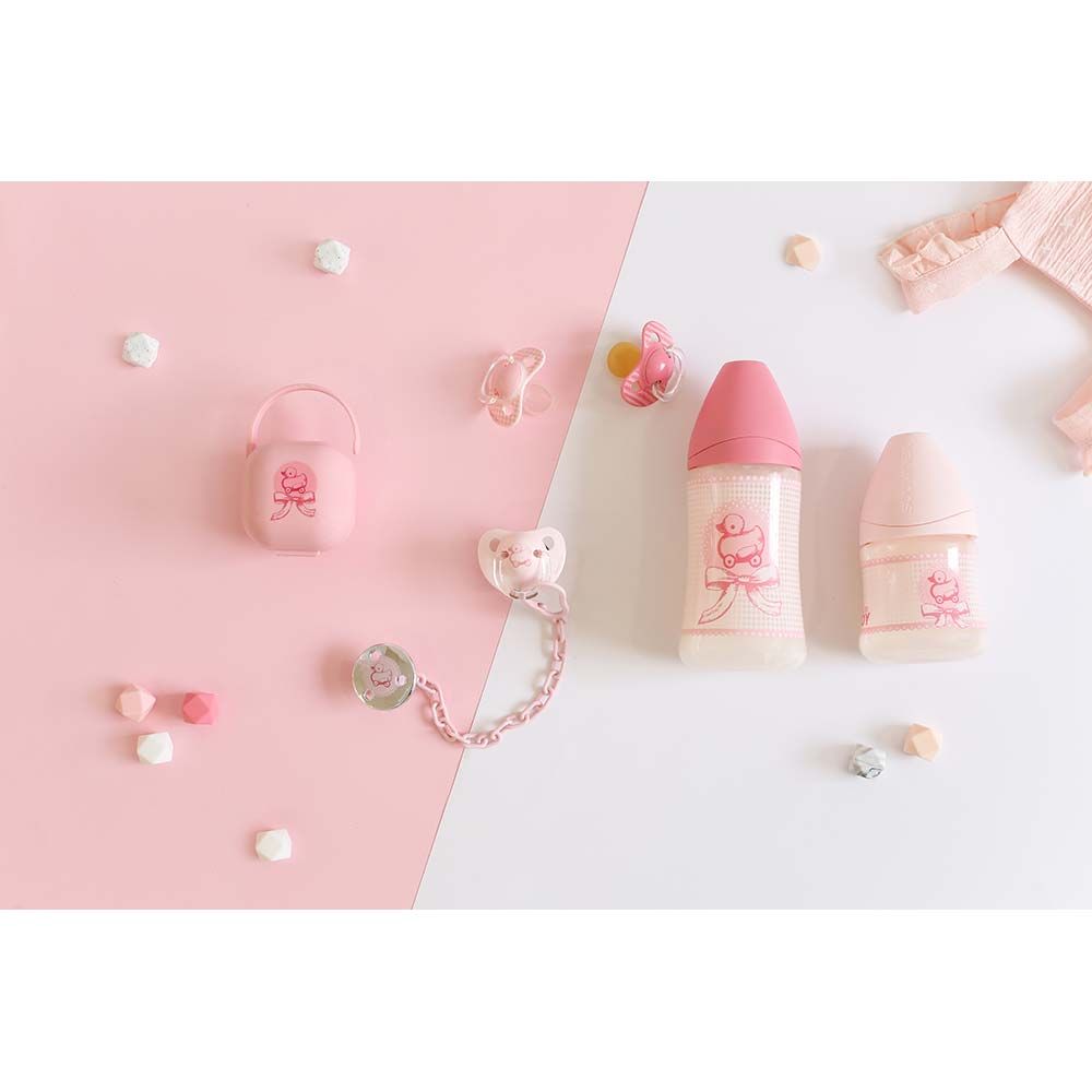 Suavinex - Duck Design Girl Collection Set - Pink