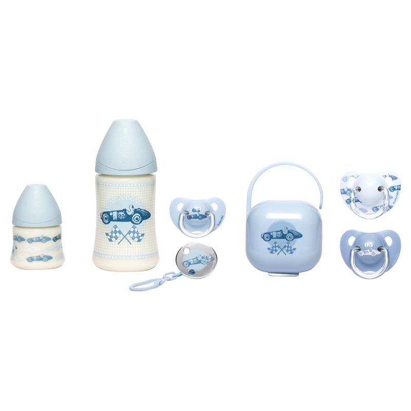 Suavinex - Car Design Girl Collection Set - Blue