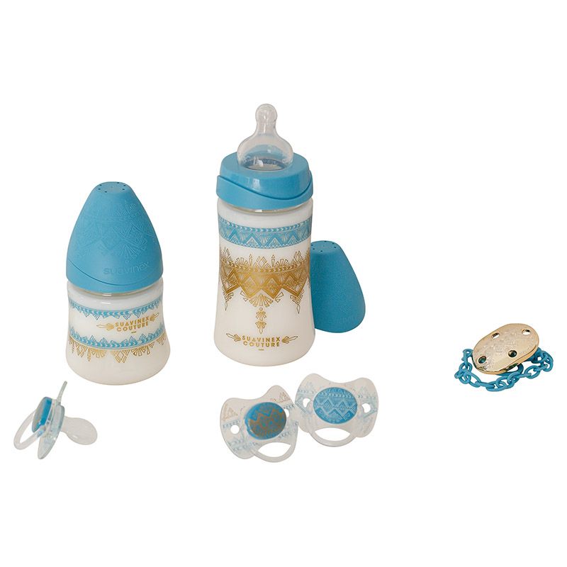 Suavinex - Haute Ethnic Luxuries Set - Light Blue