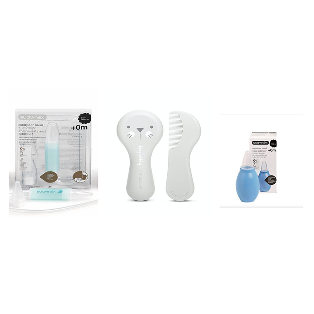 Suavinex Nasal Aspirator Bundle Set With Replacement Valves