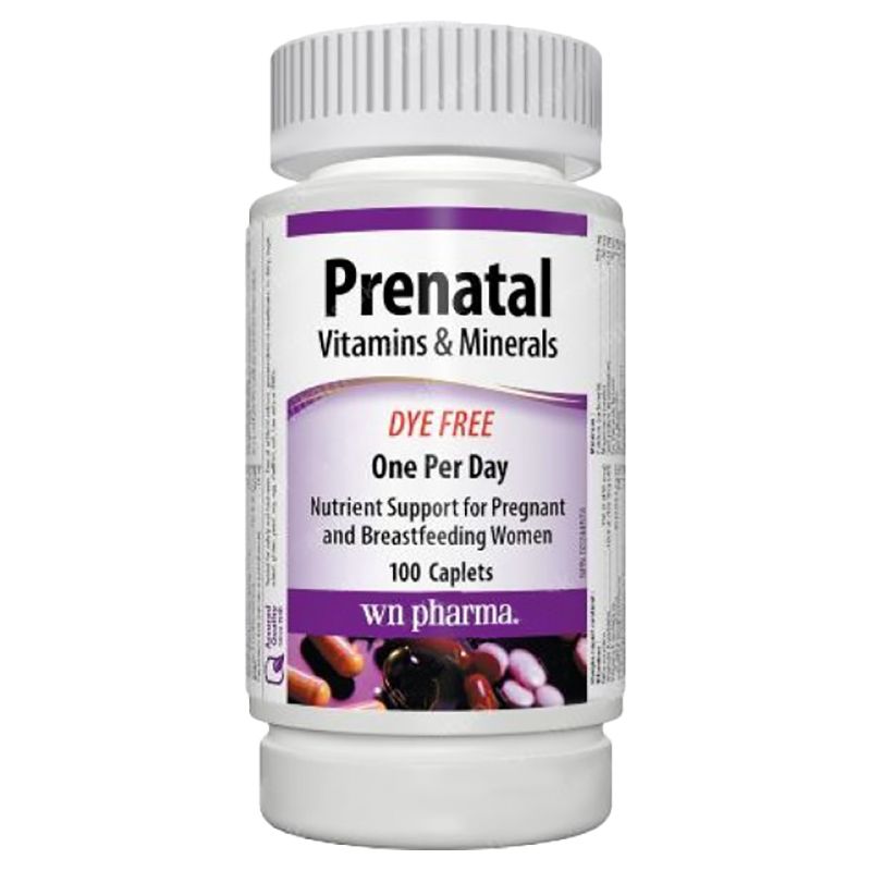 Webber Naturals - Prenatal Vitamins & Minerals Caplets - 100pcs