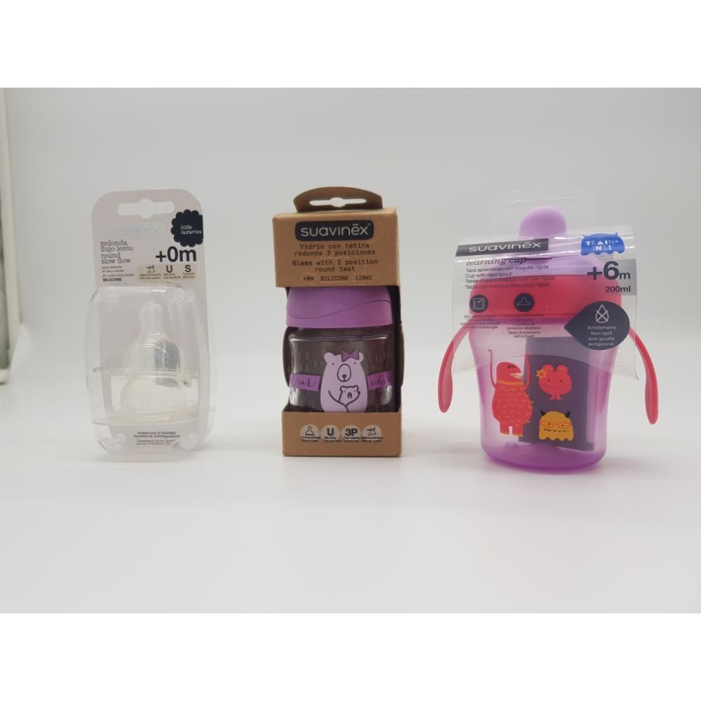 Suavinex - The Purple Bear Collection With Free Teat