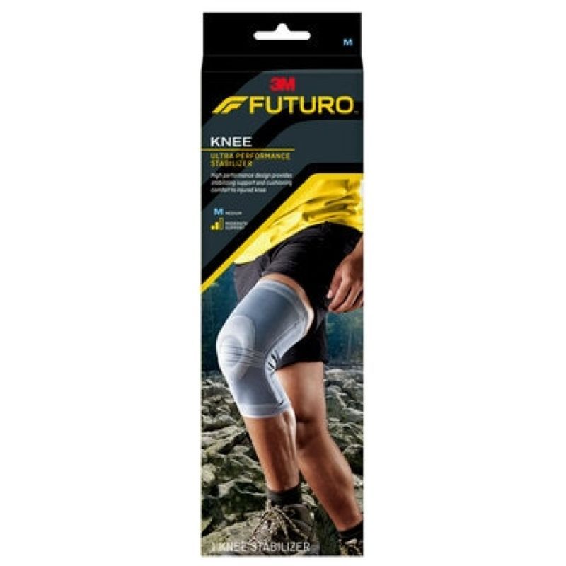 Futuro - Active Knit Knee Stabilizer  Medium - Grey