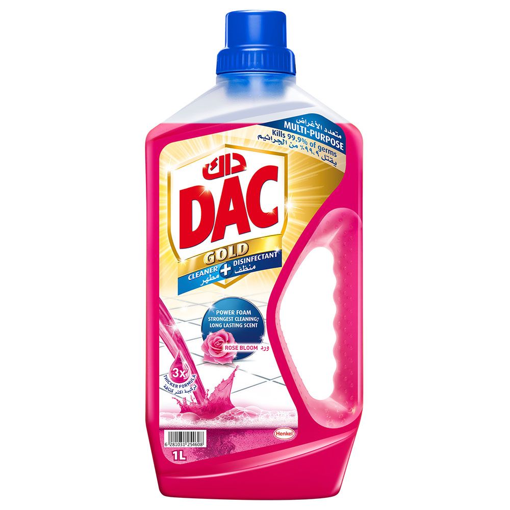 DAC - Gold Disinfectant Multi - Purpose Cleaner - Rose - 1L