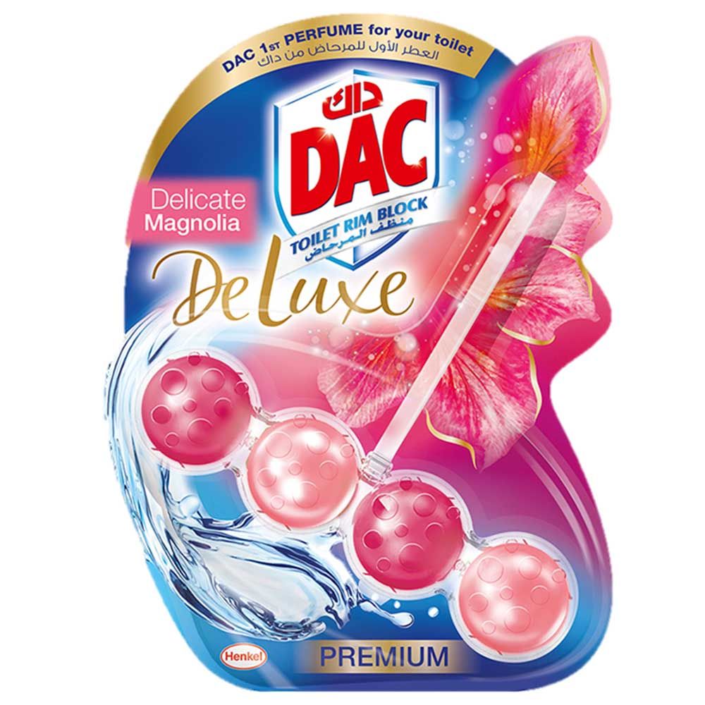 Dac - Toilet Cleaner Rim Block Deluxe Delicate Magnolia 50g