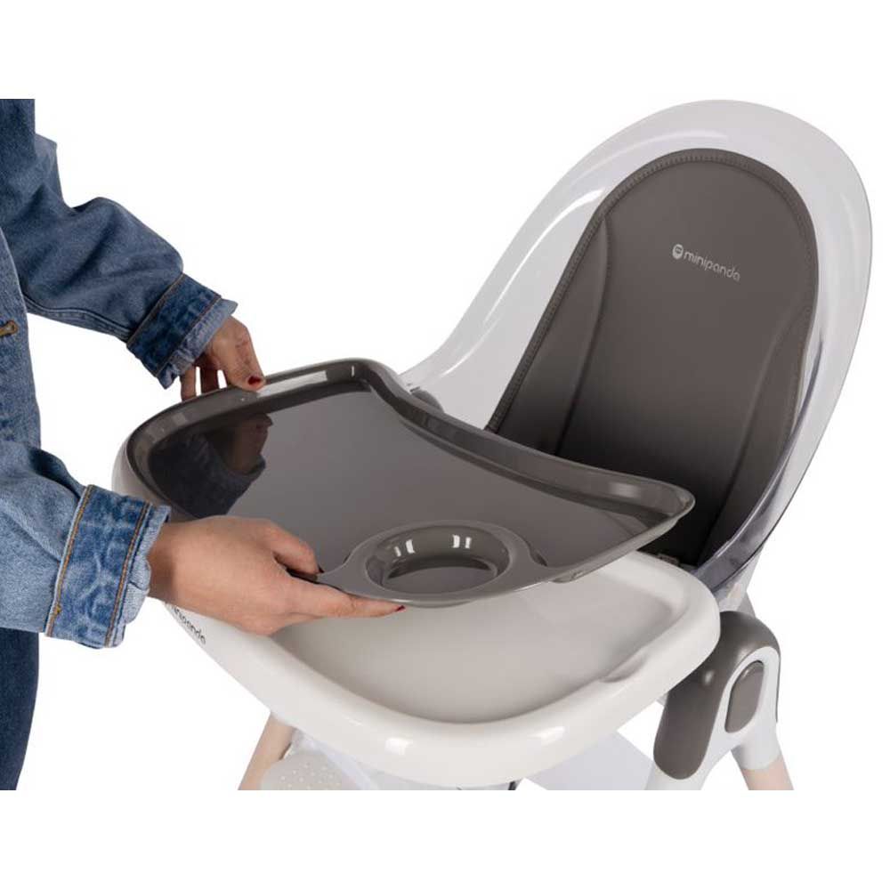 Mini Panda - Fika 3-in-1 Crystalline Highchair - Grey 